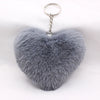 Heart Pom Pom Keychain