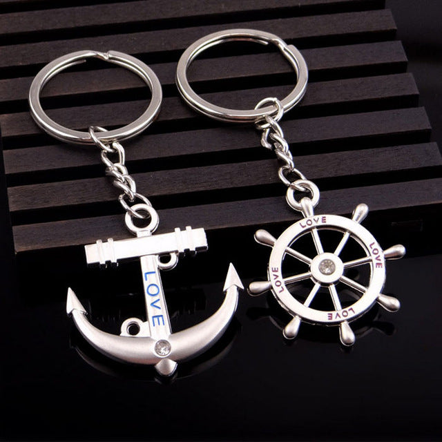 Container Ship Keychain Ship Anchor Keychain | My Couple Goal