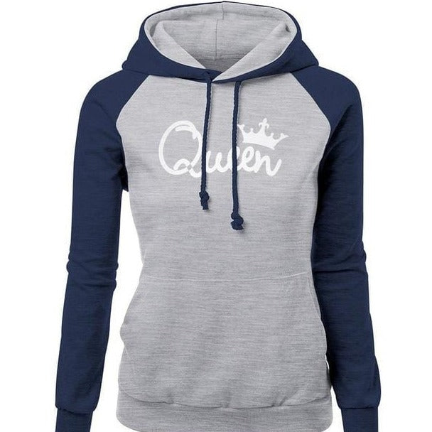 Queen hoodie red and black