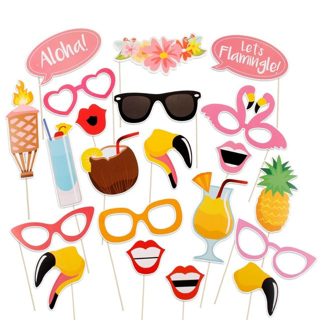 Summer Party Photo Booth Props