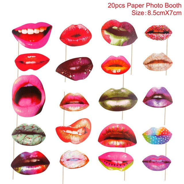 Bachelorette Party Photo Booth Props