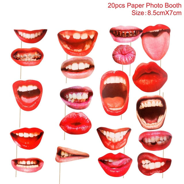 Bachelorette Party Photo Booth Props