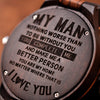 Engraved Personalized Watch Men