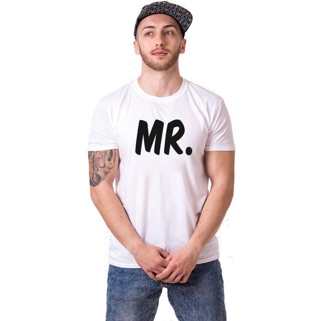 Mr and mrs t shirts