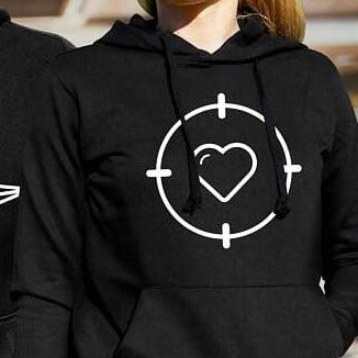 Couple hoodies Love arrow