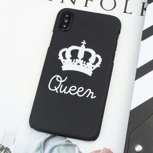 King and queen couple phone cases