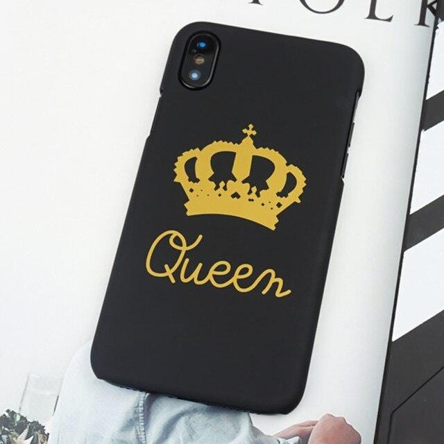King and queen couple phone cases
