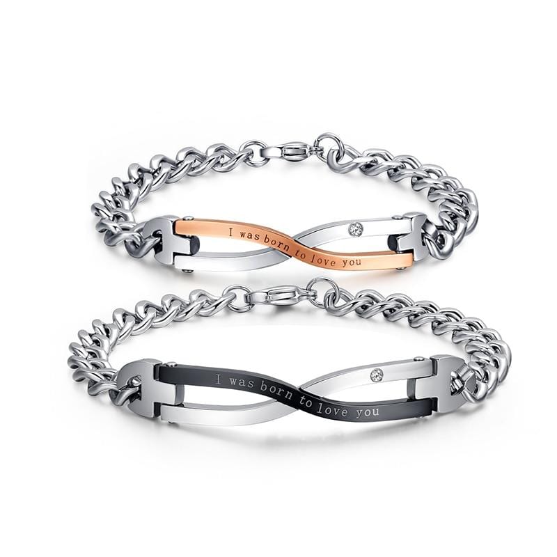 Couple bracelets infinity