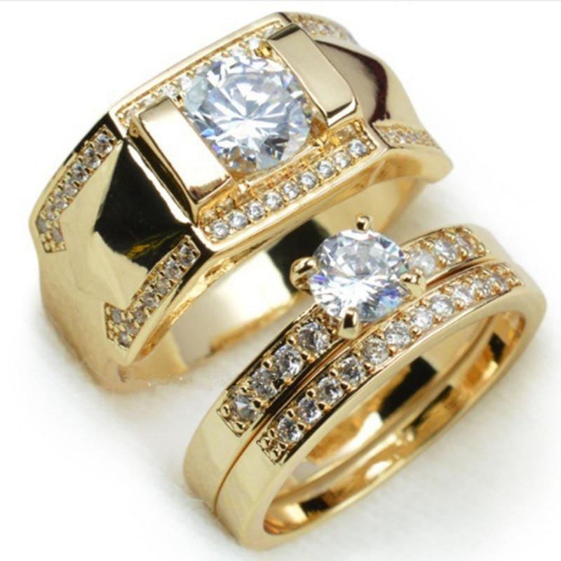 Couples engagement rings