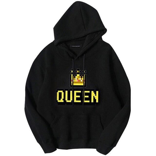Couple hoodies Pixel crown