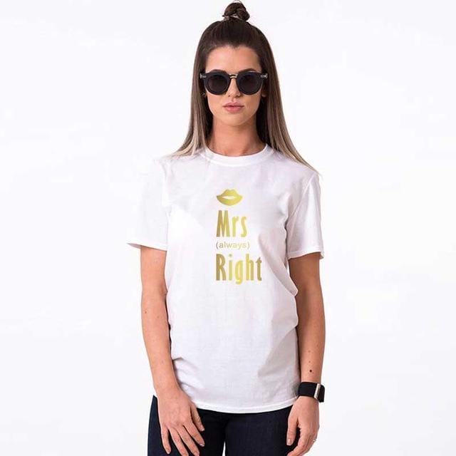 Mr and mrs couple shirts