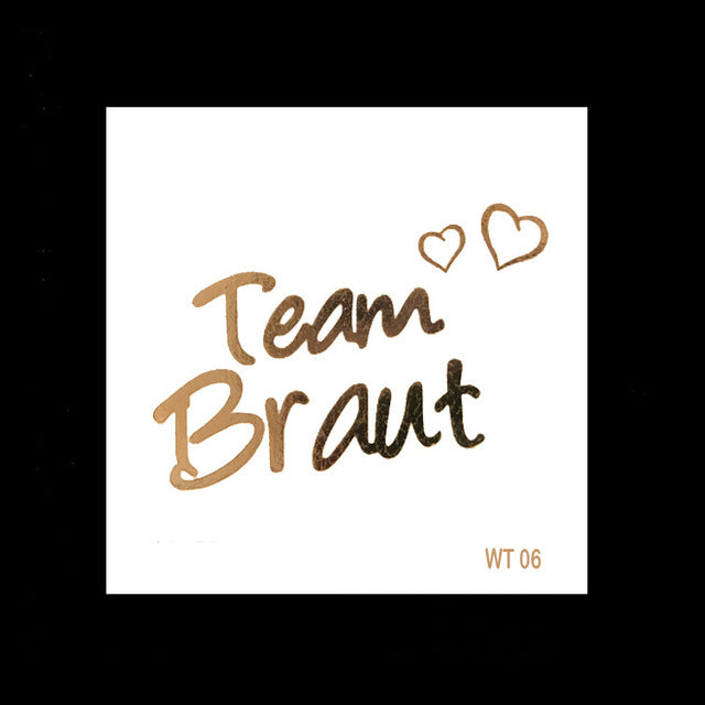 Bachelorette Party Temporary Tattoos