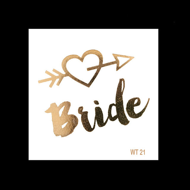 Bachelorette Party Temporary Tattoos
