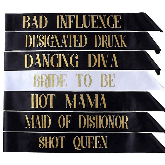 Bride To Be Sash