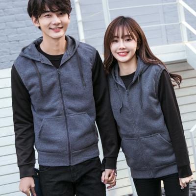Simple couple hoodies