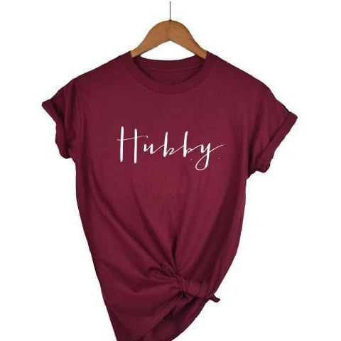 Hubby and wifey shirts for couples