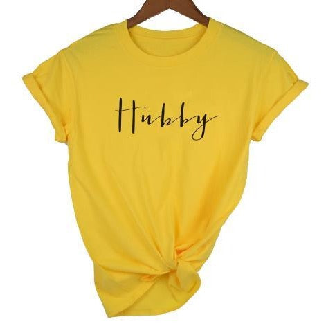 Hubby and wifey shirts for couples
