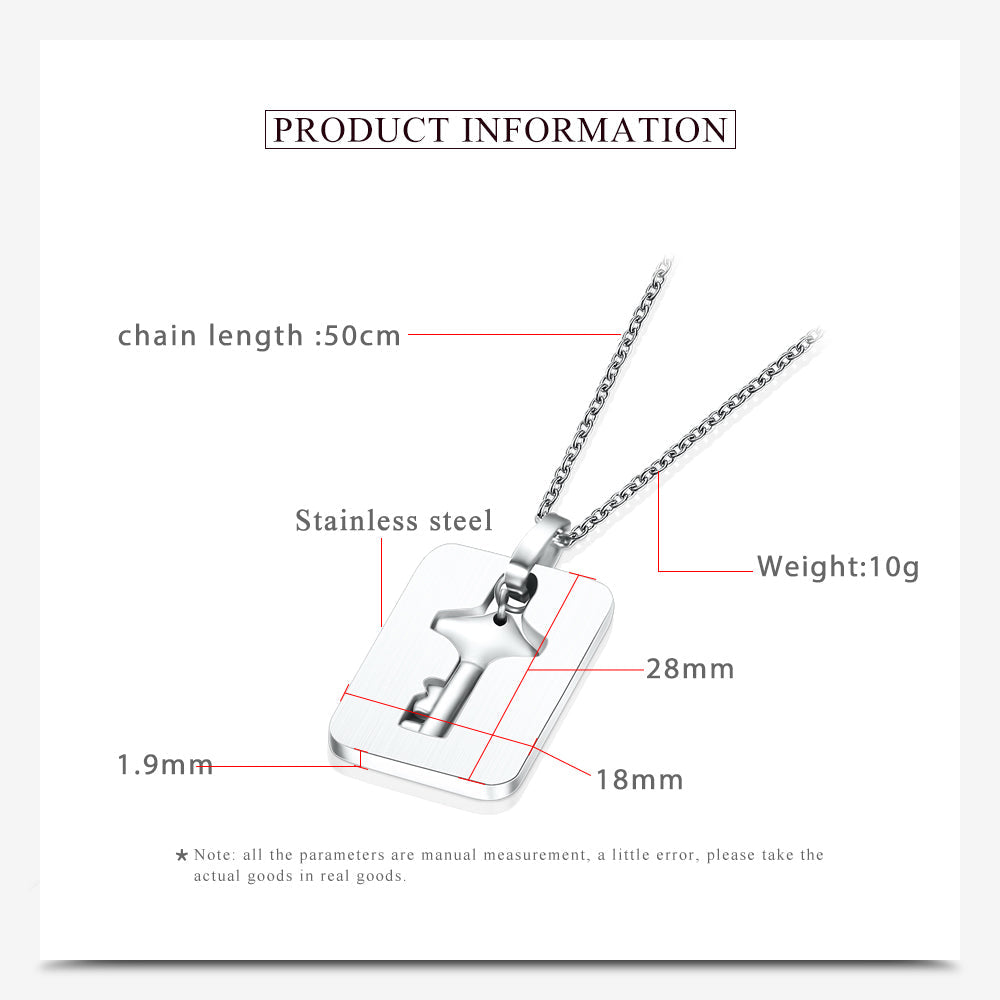 Heart Lock Bracelet &amp; Key Necklace Set