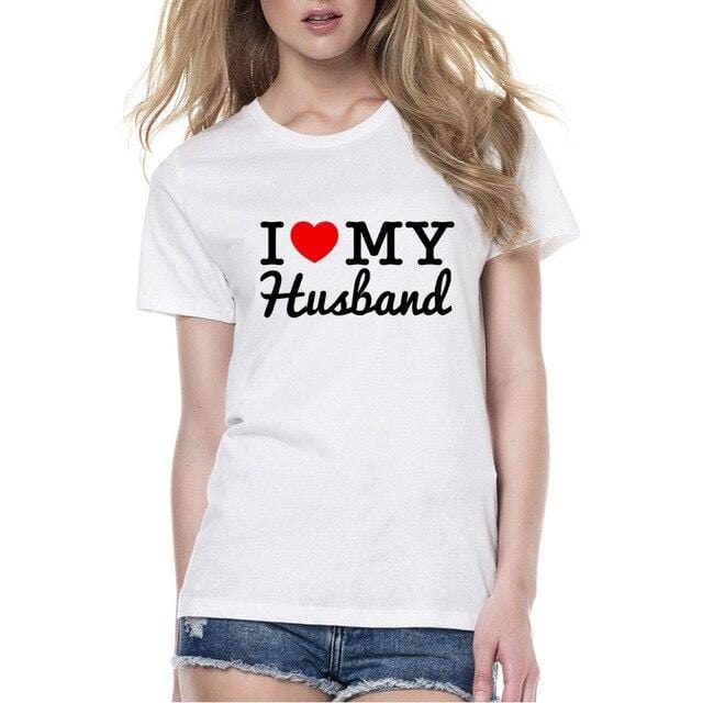 I love my husband couple t-shirt