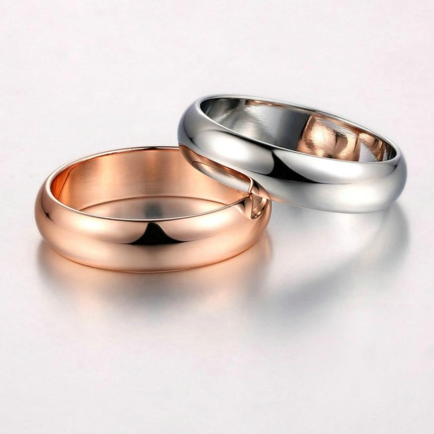 Simple wedding bands