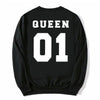 King and queen sweatshirts