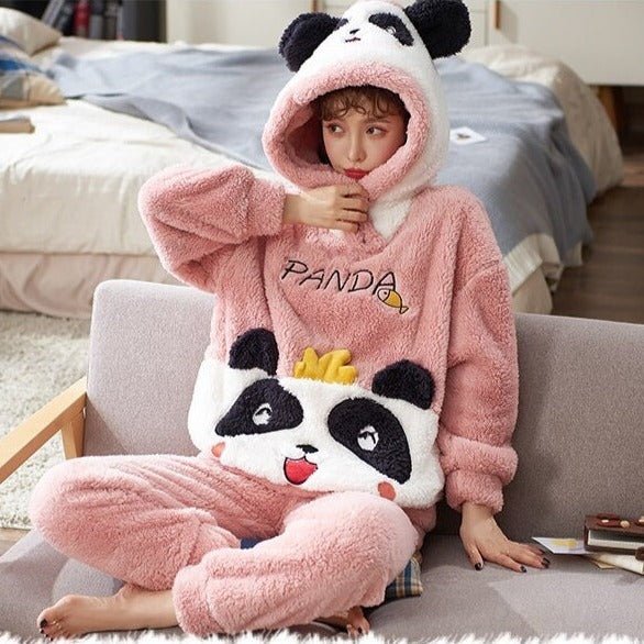 Panda Couple Onesie Pajamas