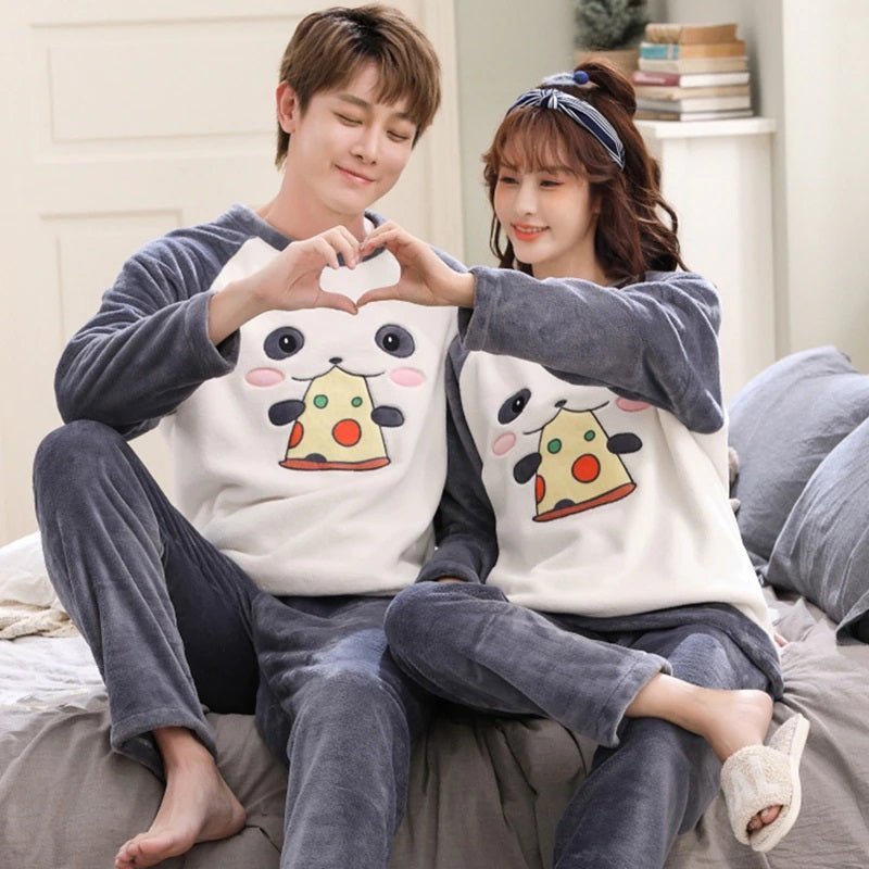 Matching Flannel Pajamas for Couples