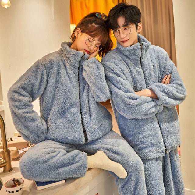 Couple Fleece Pajamas