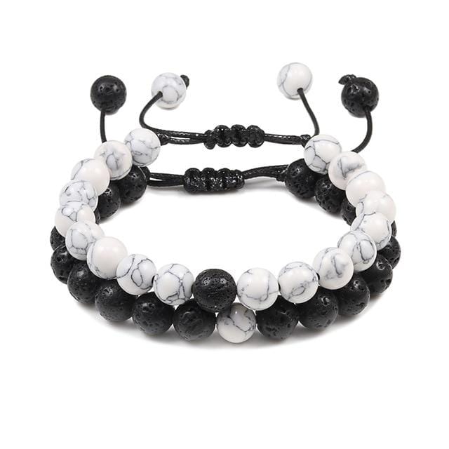 Natural stone distance bracelets