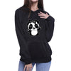 Panda hoodie for couple