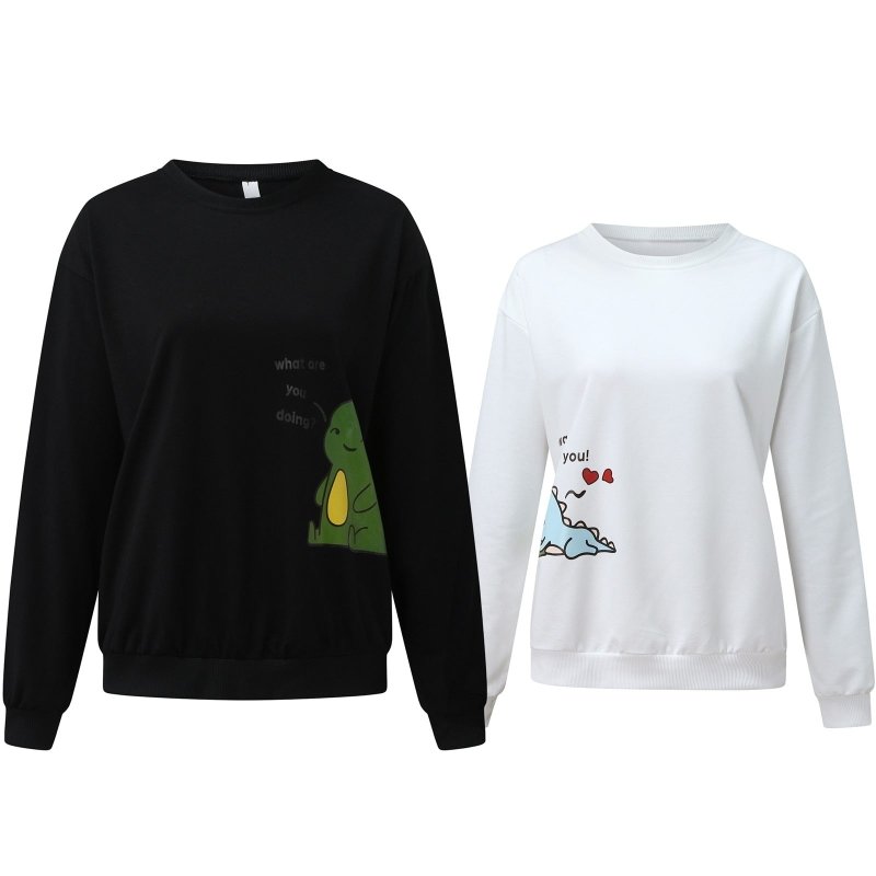 Dinosaur couple sweatshirt