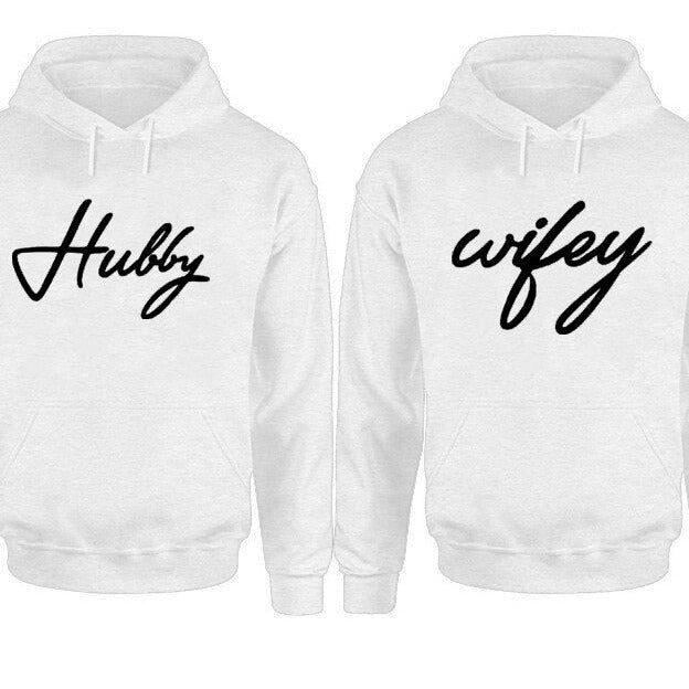 Hubby and wifey hoodies