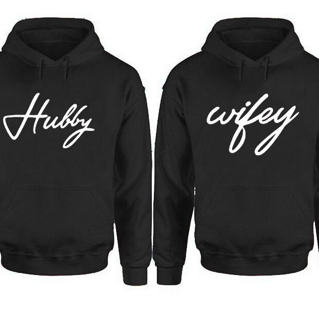 Hubby and wifey hoodies