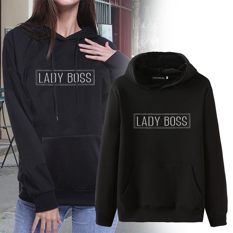 Big boss lady boss hoodies