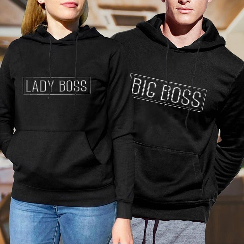 Big boss lady boss hoodies