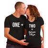 Cute pregnancy announcement shirts couple