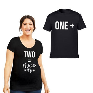 Cute Pregnancy Announcement Shirts Couple | My Couple Goal Black / Him / M