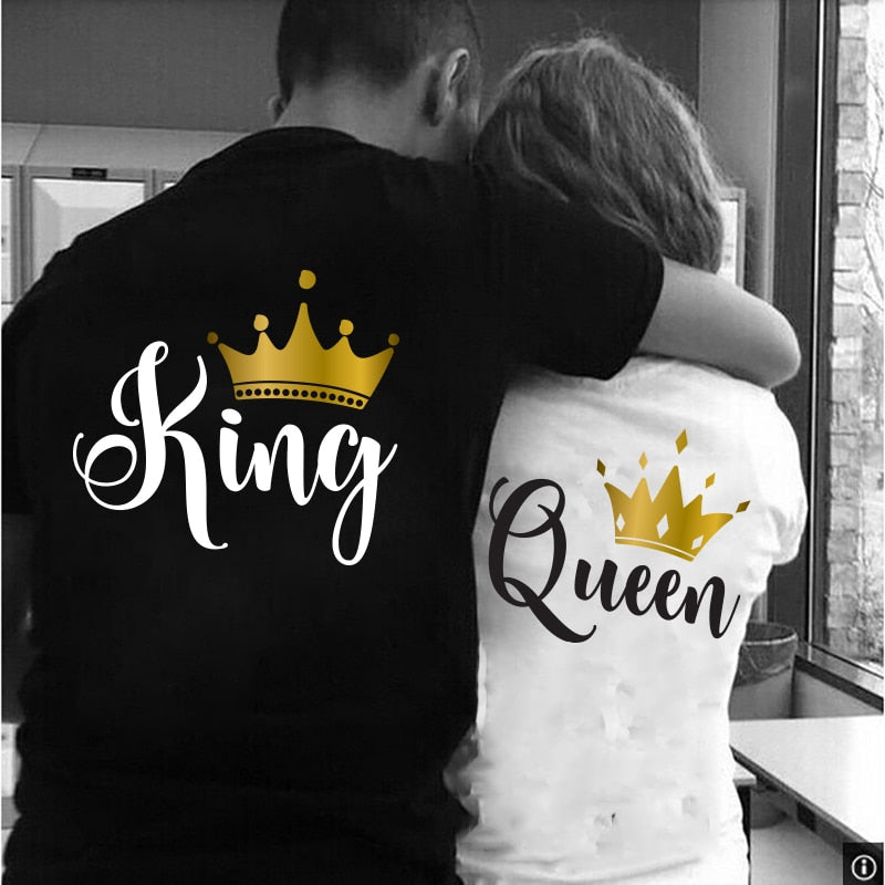 Tom's Couples Shop King Queen T-Shirt Löwe Pärchen Couple T Shirts Partner Geschenke für Paar Partnerlook Tshirts (S, Queen - Schwarz Tom's Couples Shop King Queen T-Shirt Löwe Pärchen Couple T Shirts Partner Geschenke für Paar Partnerlook Tshirts (S, Queen - Schwarz