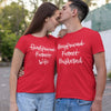 Red Husband Wife Shirts