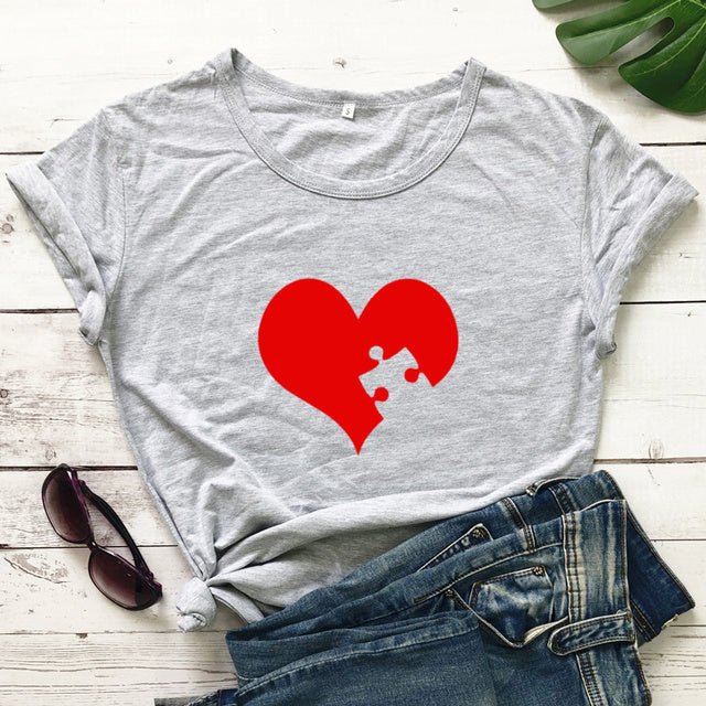 Couple Valentines Shirt Puzzle