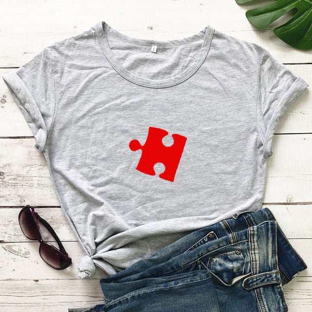 Couple Valentines Shirt Puzzle